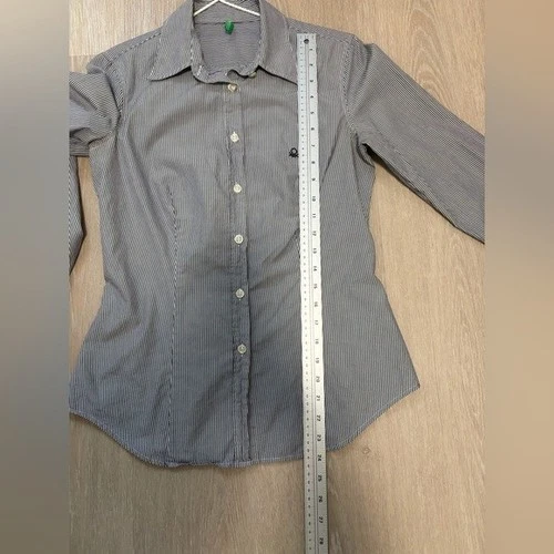United Colors of Benetton Striped Buttoned Shirt - photo 4