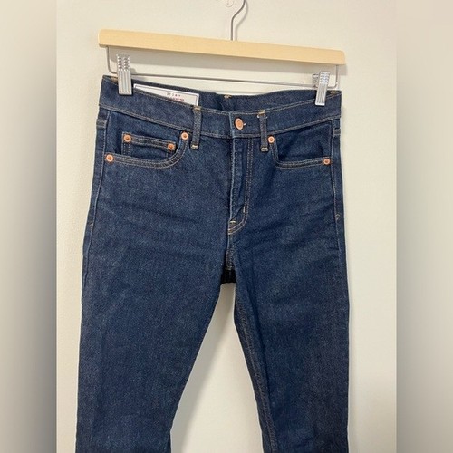 GAP Vintage Mid Rise Blue Slim Fit Jeans Cropped Short 26" Insea - photo 3