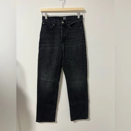 BDG Urban Outfitters Black Cropped Straight Leg Jeans size 25