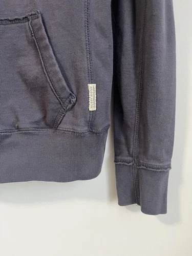 Maison Scotch Grunge Distressed Graphic Y2K Pullover Hoodie - photo 2