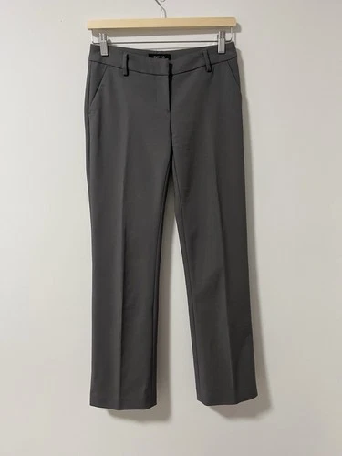 RW&Co Hepburn Grey Trousers Slim Leg Pants Size 00
