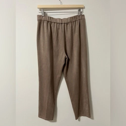 Aritzia Babaton Conan Tan Faux Suede Pants Size 6 - photo 2