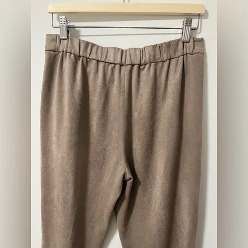Aritzia Babaton Conan Tan Faux Suede Pants Size 6 - photo 3