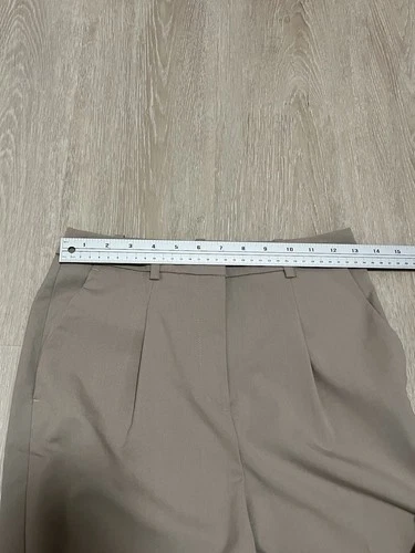 H&M Beige Trousers Wide Leg Pants Size 2 - photo 3