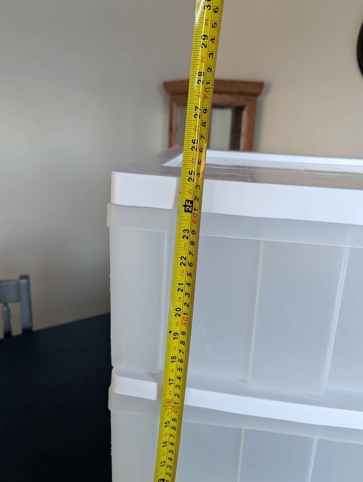 Large Plastic 3-Drawer Storage Tower - photo 5