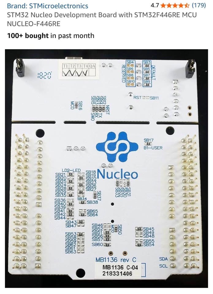 STM32 Nucleo Dev Board w/ STM32F446RE MCU (NUCLEO-F446RE) - photo 4