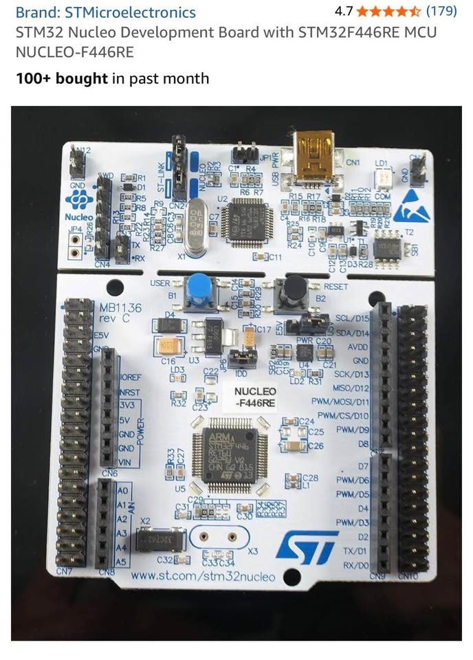 STM32 Nucleo Dev Board w/ STM32F446RE MCU (NUCLEO-F446RE) - photo 5
