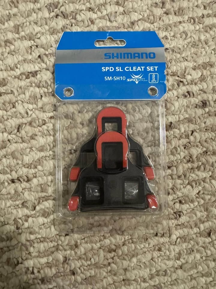SHIMANO SM-SH10 SPD-SL Bicycle Cleat Set 0 Degree Float - photo 2