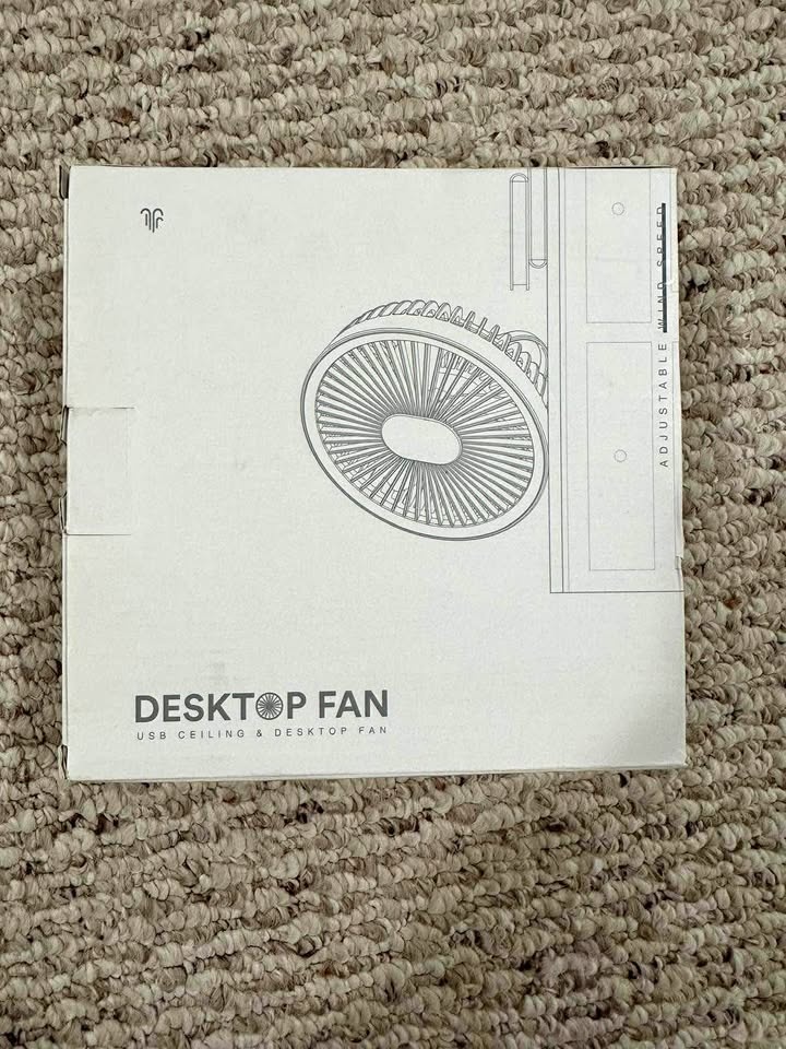 Camping Desktop Ceiling Fan with Remote