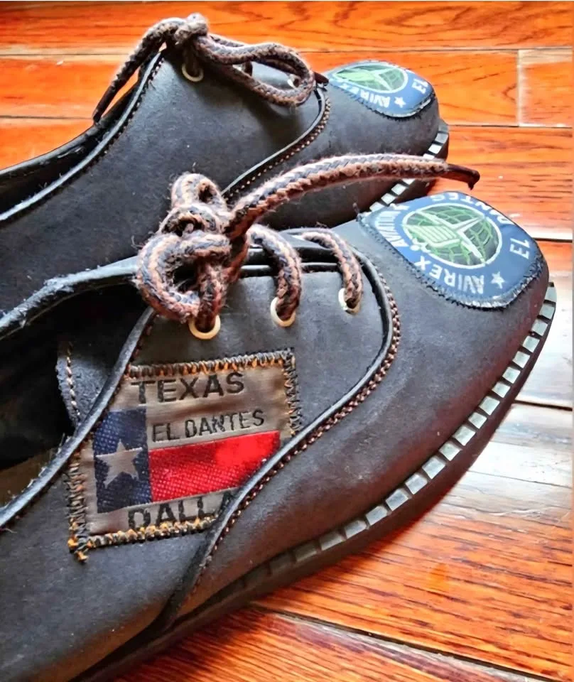 Size 7.5 8.5 vintage leather El Dantes sneakers womens thumbnail