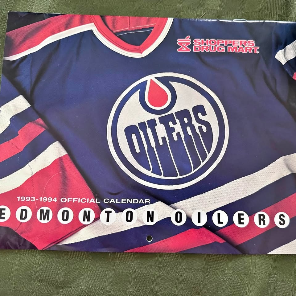 Edmonton Oilers 1993-94 Official Calendar