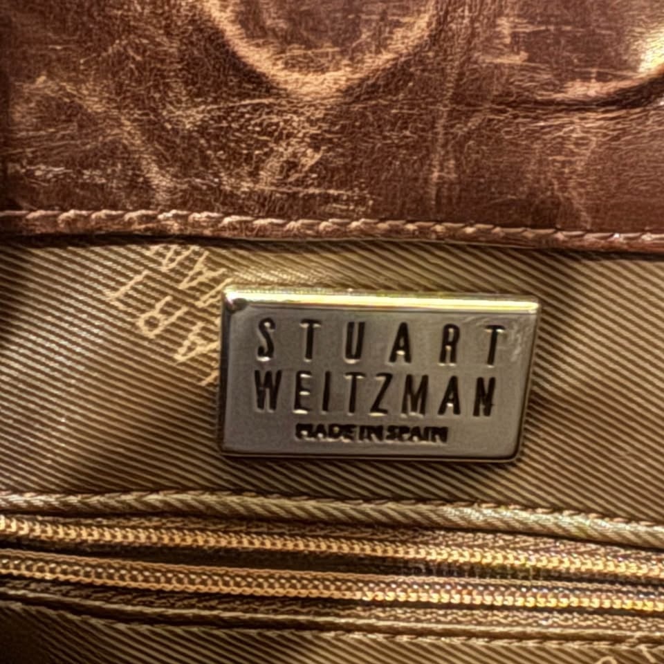 Stuart Weitzman Brown Patent Leather Bag - photo 2