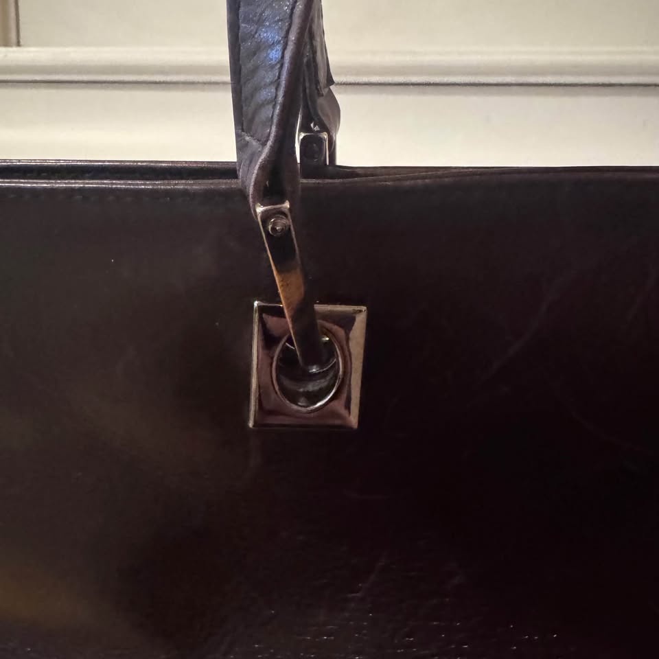Stuart Weitzman Brown Patent Leather Bag - photo 3