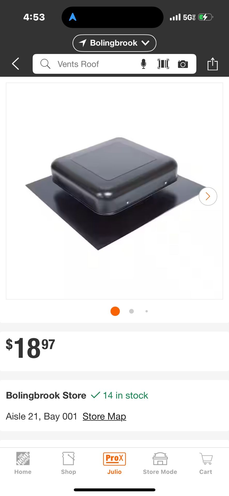Exhaust Roof Vents