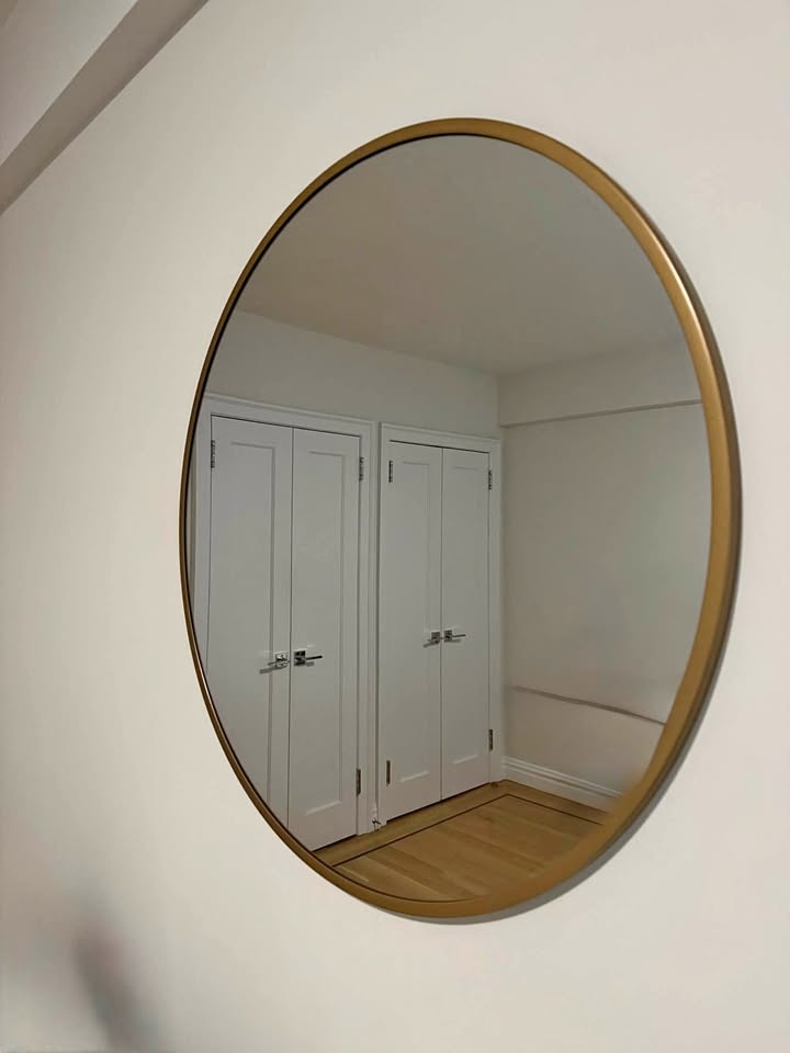 Gold 28 inch mirror
