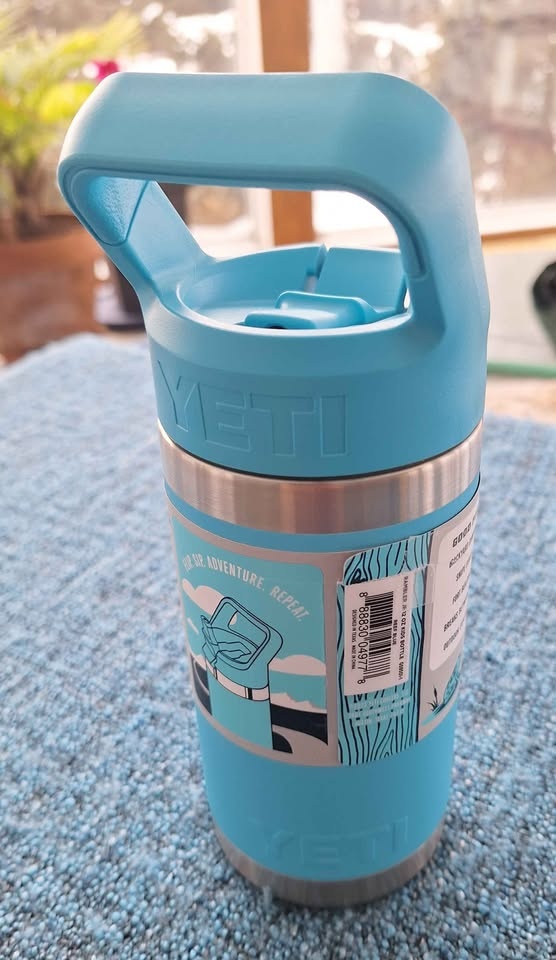 Yeti Kids Rambler Jr. Bottle, 12 Oz, Reef Blue - photo 2