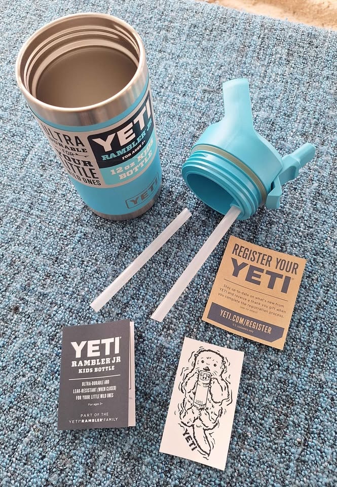 Yeti Kids Rambler Jr. Bottle, 12 Oz, Reef Blue - photo 5