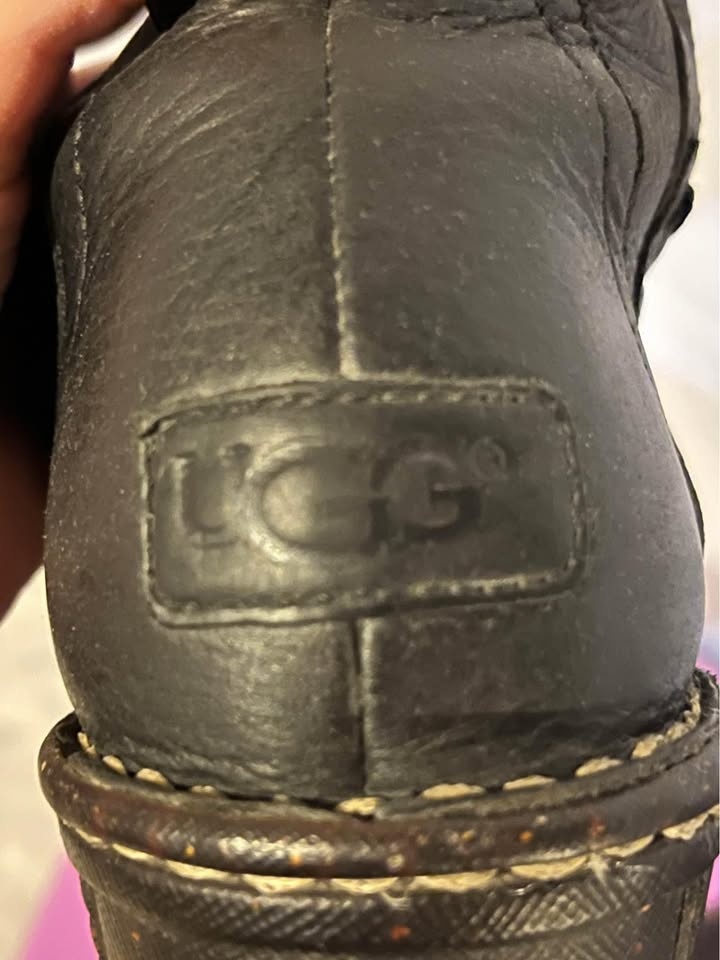 Ugg Hartley Shearling Lined Wedge Winter Boots - Black - photo 5