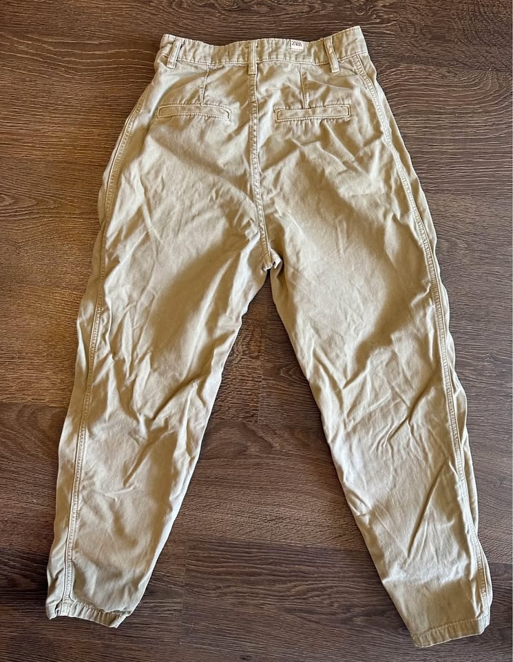 Zara High Waist Straight Pants - Size 0 - photo 5
