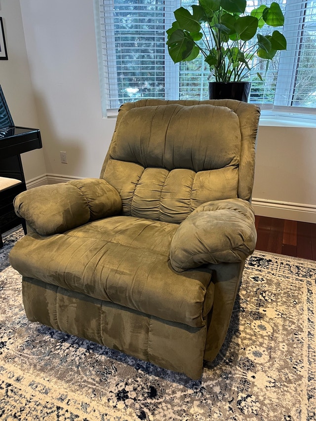 Olive Green Recliner