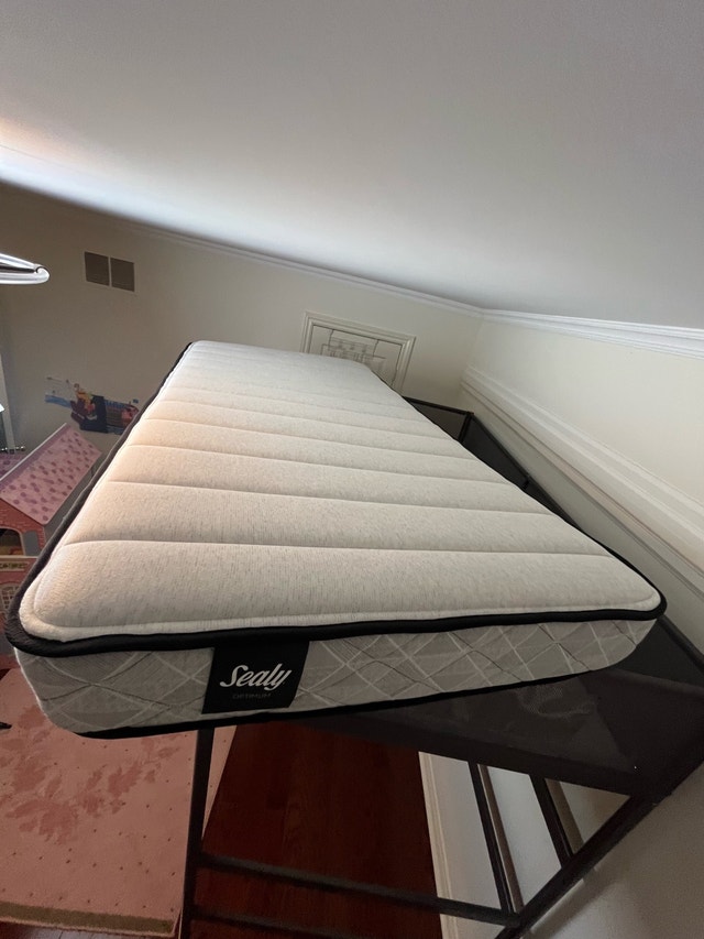 Ikea Svarta Loft Bed With Sealy Mattress - photo 2