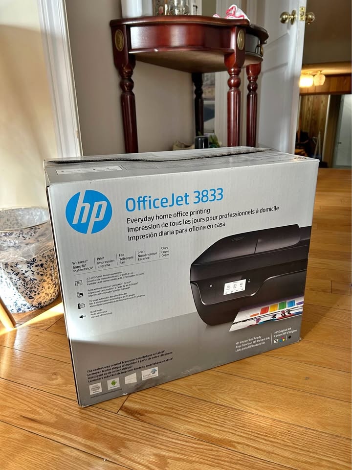 HP Printer Office Jet 3833