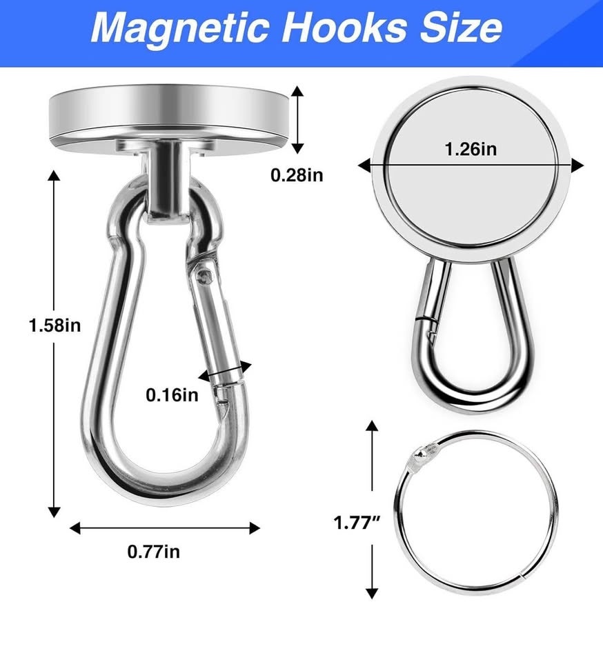 LOVIMAG Heavy Duty Magnetic Hooks (16-Pack) - photo 4