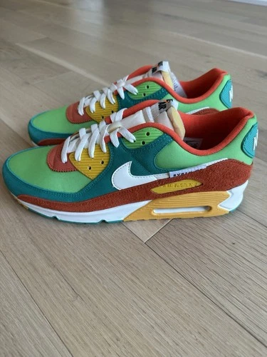 Nike Air Max 90 SE Roma Green/Sail-Orange Men's 13 BNIB