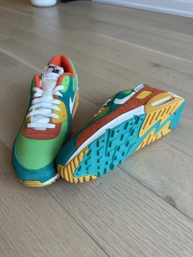 Nike Air Max 90 SE Roma Green/Sail-Orange Men's 13 BNIB - photo 3