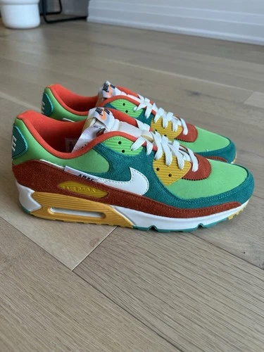 Nike Air Max 90 SE Roma Green/Sail-Orange Men's 13 BNIB - photo 4