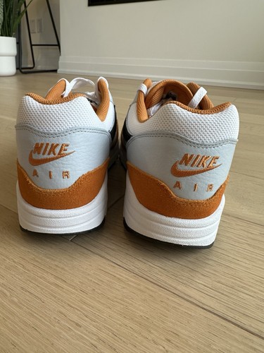 NIKE AIR MAX 1 WHITE/BLACK-MONARCH Men’s 13 BNIB - photo 4
