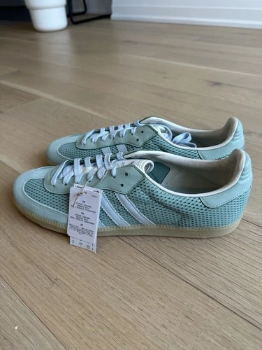 ADIDAS SAMBA OG HAZGRN/SKYTIN/OWHITE Men’s 14 BNIB - photo 2