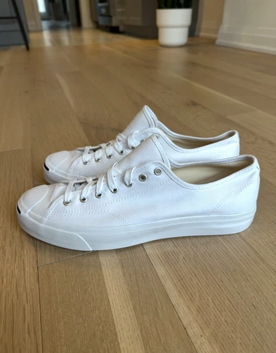 CONVERSE Jack Purcells Men’s Size 13 White Canvas
