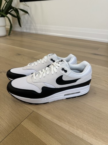 Nike Air Max 1 ESS WHITE/BLACK SUMMIT WHITE Mens Size 13 BNIB