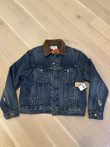 Ralph Lauren Polo Denim Aztec Jacket Men's XL - Rare & Discontin