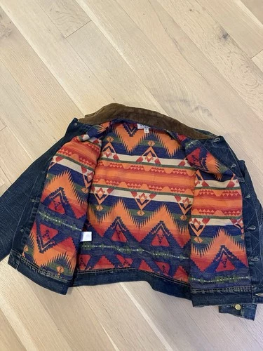 Ralph Lauren Polo Denim Aztec Jacket Men's XL - Rare & Discontin - photo 2