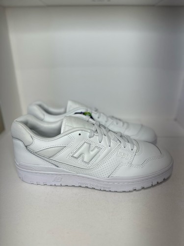 New Balance 550 All White Men’s Shoes Size 13