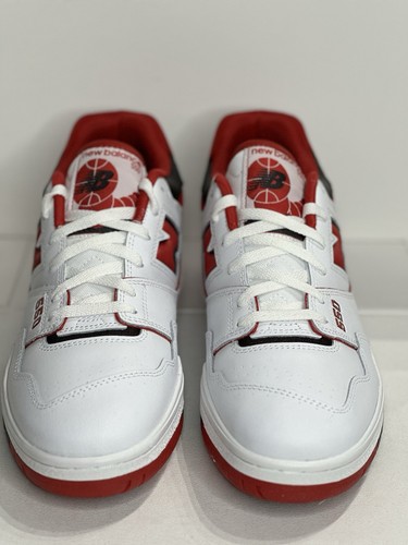 New Balance 550 Red/White/Black Men's Shoes Size 13 - photo 2