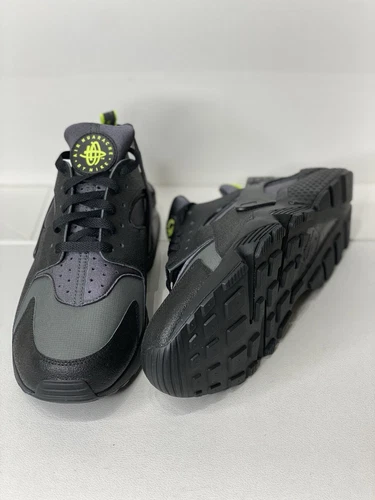 Nike Huarache Black/Anthracite/Volt Men's Size 14 - photo 3