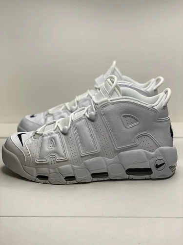 Nike Uptempo 'White Midnight Navy' Men's Size 13