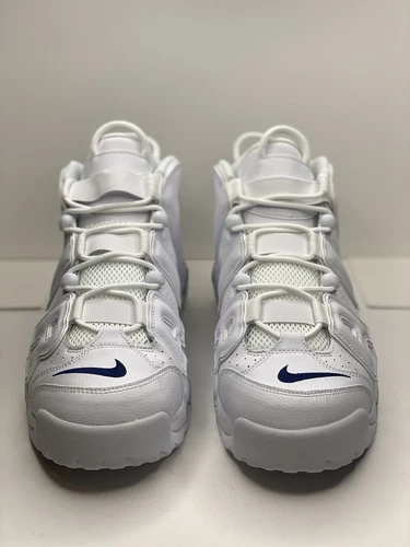 Nike Uptempo 'White Midnight Navy' Men's Size 13 - photo 2