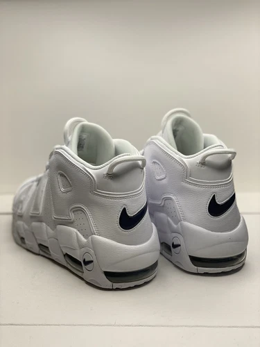 Nike Uptempo 'White Midnight Navy' Men's Size 13 - photo 4