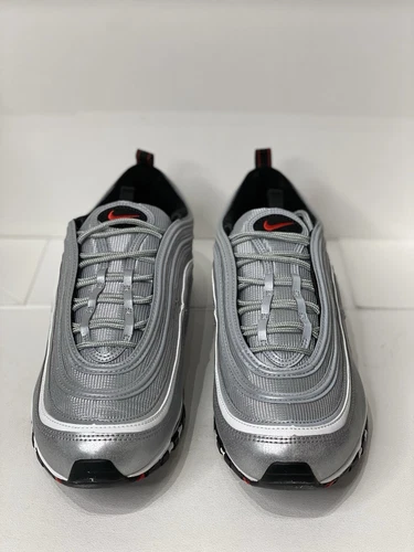 Nike Air Max 97 OG Silver Bullet Metallic Men's Size 13 - photo 2