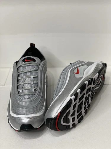 Nike Air Max 97 OG Silver Bullet Metallic Men's Size 13 - photo 3