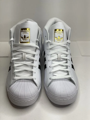 Adidas Pro Model White/Black Men's Size 13.5 - photo 2
