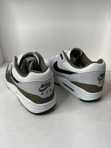 Nike Air Max 1 White/ Black/ Medium Olive Men’s Size 13 - photo 4