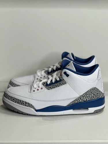 Air Jordan 3 Wizard True Blue/ Metallic/ White / Copper Men’s Si
