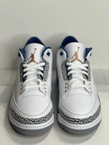 Air Jordan 3 Wizard True Blue/ Metallic/ White / Copper Men’s Si - photo 2