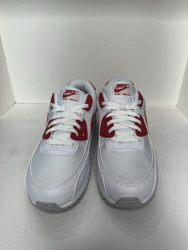 Nike Air Max 90 ‘White University Red- Grey fog’ Men’s Size 13 - photo 2