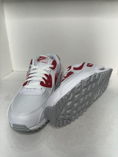Nike Air Max 90 ‘White University Red- Grey fog’ Men’s Size 13 - photo 3